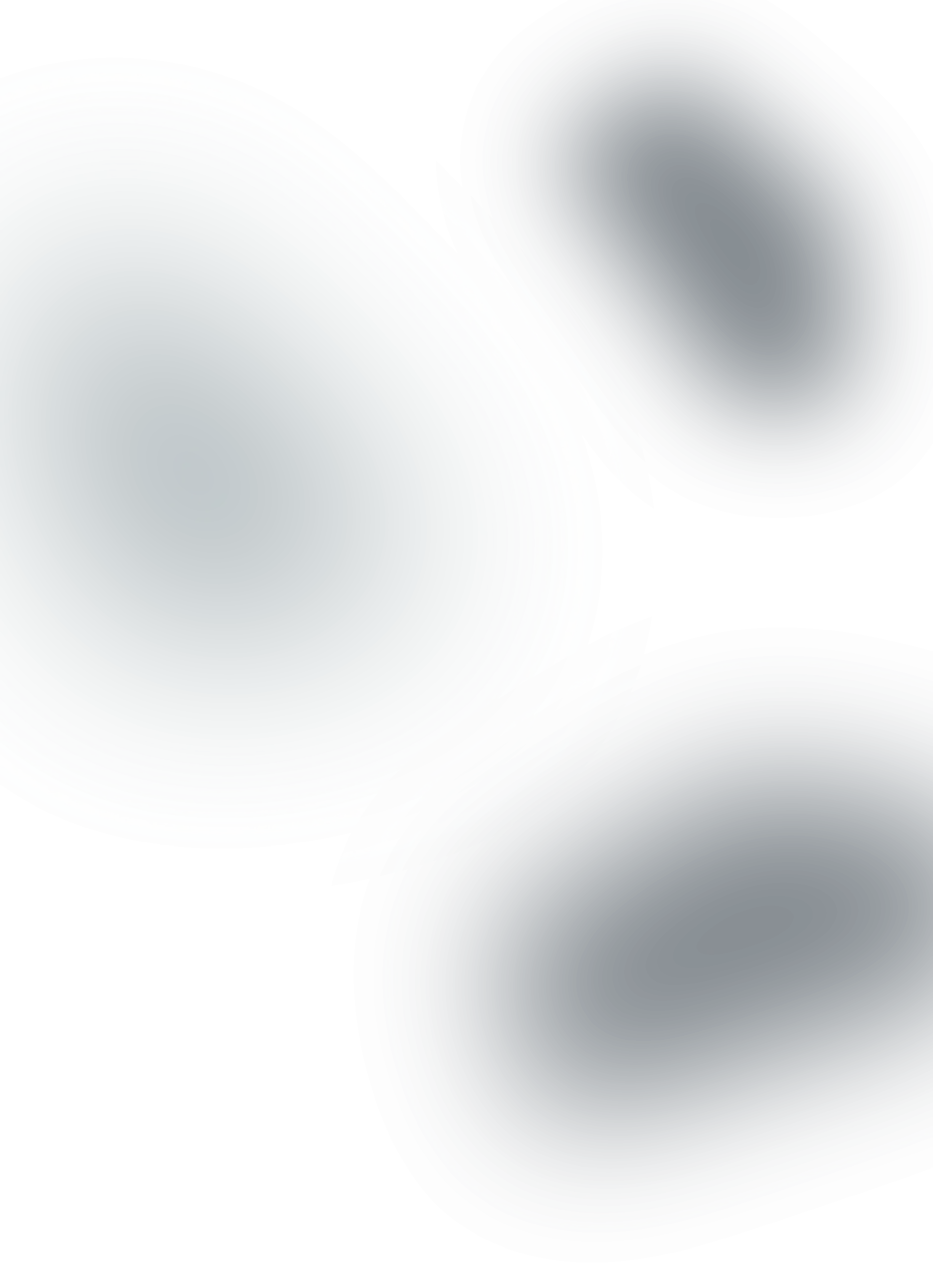 Black background with blurry white ellipses scattered around